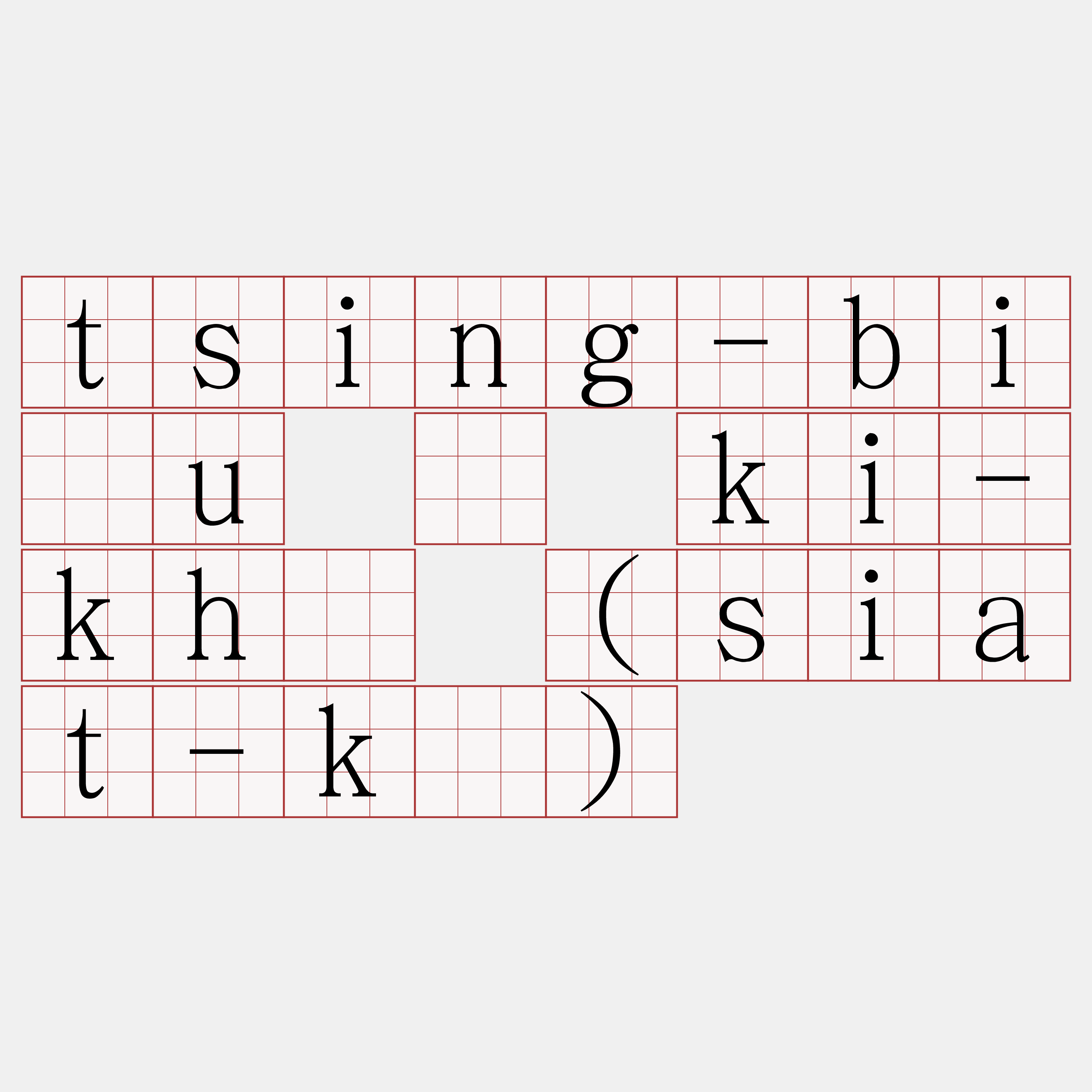 tsing-biāu ê ki-khì (siat-kè)